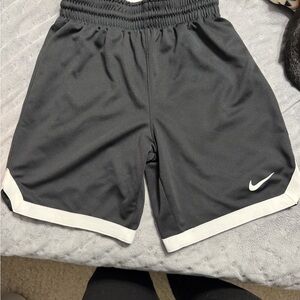 Nike boys Black and White Athletic Shorts